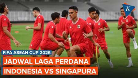 Jadwal FIFA ASEAN Cup 2026, Timnas Indonesia Vs Singapura