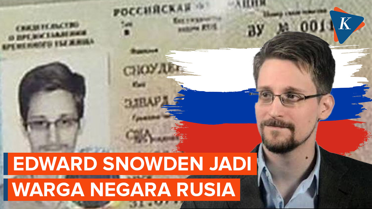 Putin Beri Kewarganegaraan Rusia untuk Edward Snowden