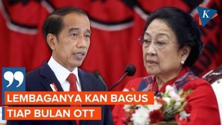 Jokowi Jawab soal Usulan Megawati Bubarkan KPK