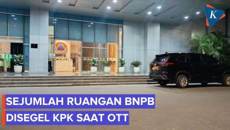 BNPB Ungkap Beberapa Ruangan Disegel KPK Terkait OTT Sekretaris Utama