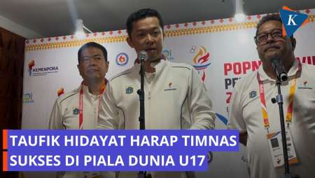 Wamenpora Taufik Hidayat Berharap Timnas Menang di Laga Perdana Piala Dunia U-17