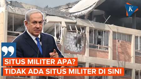 Netanyahu Sambangi RS Israel yang Diserang Rudal Iran, Bantah Ada Fasilitas Militer