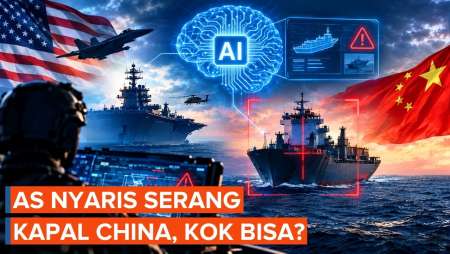 Salah Tafsir AI Bikin AS Hampir Tembak Kapal China