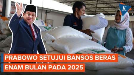 Prabowo Setujui Bansos Beras 10 Kg untuk 6 Bulan pada 2025, Kapan Saja?