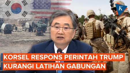 Reaksi Korsel Usai Trump Pangkas Latihan Perang Gabungan