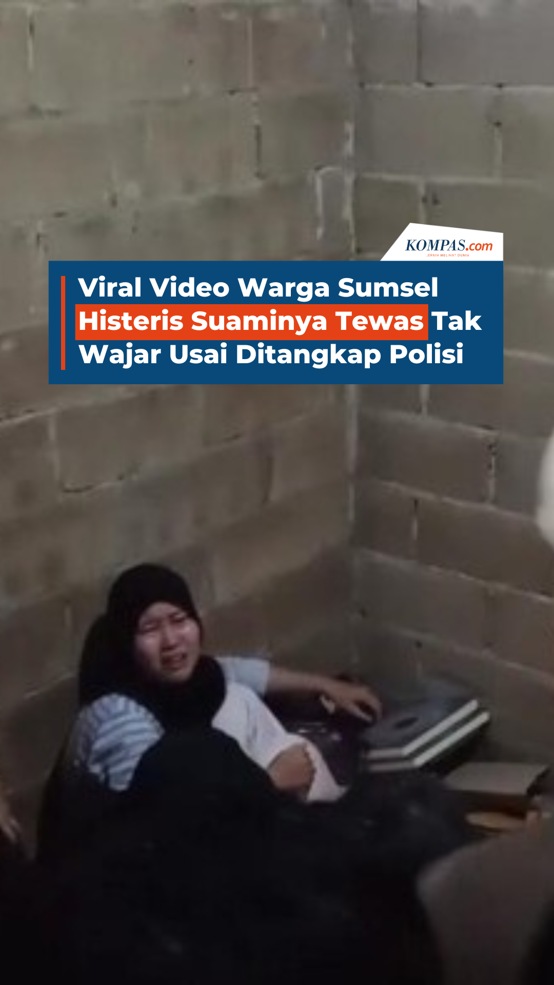 Viral Video Warga Sumsel Histeris Suaminya Tewas Tak Wajar Usai Ditangkap Polisi