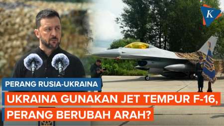 Ukraina Akhirnya Gunakan Jet Tempur F-16 Buatan AS, Perang Berubah Arah?