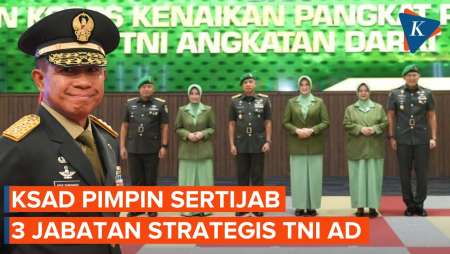 Momen KSAD Pimpin Sertijab Jabatan Strategis TNI AD, Kadispenad Berganti