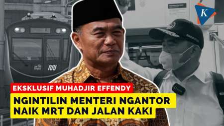 Ngintilin Menteri Jokowi Ngantor Enggak Pakai Mobil Dinas, Naik MRT dan Jalan Kaki
