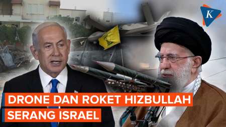 Hizbullah Serang Balik Israel! Luncurkan Drone dan Roket