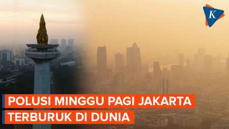 Kualitas Udara Jakarta Minggu Pagi Jadi Terburuk di Dunia