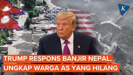 Trump: Banjir Nepal Hancurkan Bangunan Seperti Tusuk Gigi