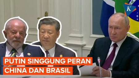 Pidato Putin di BRICS, Singgung Peran China dan Brasil dalam Perang Rusia Vs Ukraina