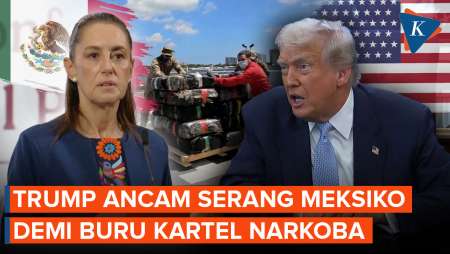 Usai Venezuela, Trump Kini Ancam Serang Meksiko Demi Setop Peredaran Narkoba