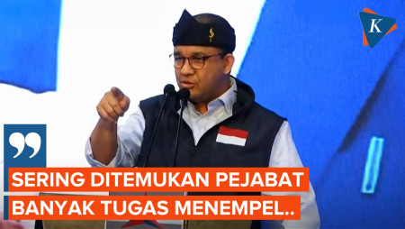 Anies Sindir Pejabat yang Juga Pengusaha, Tanpa Sebut Nama