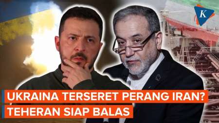 Iran Tuduh Ukraina Jalankan Perintah Israel, Teheran Bersumpah Balas Dendam