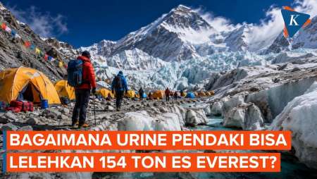 Everest Mencair 2 Kali Lebih Cepat, Urine Pendaki Ikut Lelehkan 154 Ton Es, Kok Bisa?