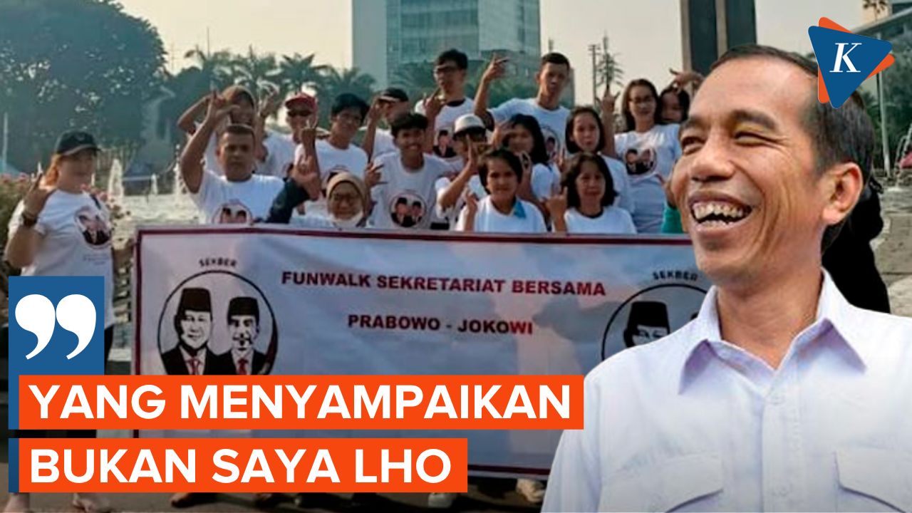 Jokowi Respons Isu Jadi Wapres 2024: Bukan dari Saya