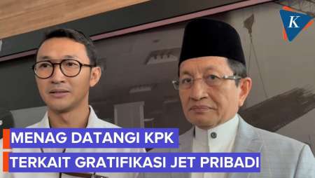 Menag Datangi KPK, Lapor Terima Fasilitas Jet Pribadi Dari OSO