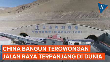 China Bangun Terowongan Jalan Raya Terpanjang di Dunia, Capai 22,1 Km