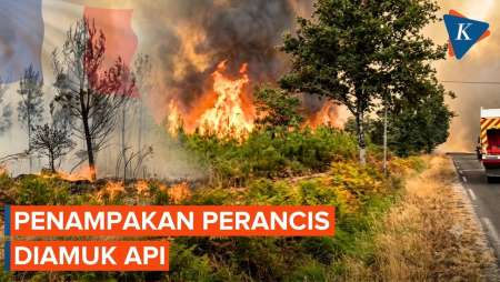 Penampakan Kebakaran Meluas Di Perancis, 20.000 Orang Dievakuasi