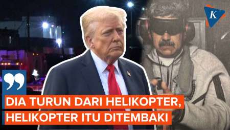 Trump Sesumbar Operasi Dramatis Saat Tangkap Maduro Di Venezuela