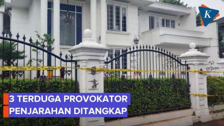 3 Terduga Provokator Penjarahan Rumah Anggota DPR Ditangkap Bareskrim Polri 
