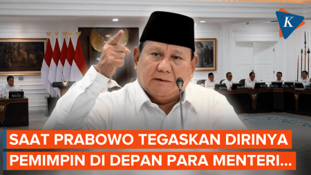Buka Sidang Kabinet, Prabowo Berkali-kali Tegaskan Dirinya Pemimpin Para Menteri