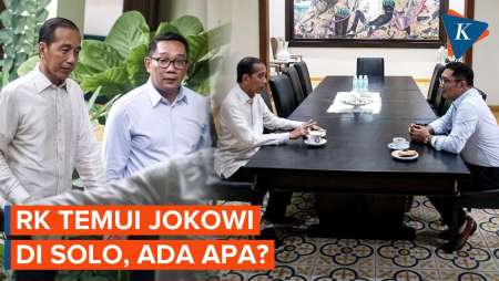 Usai Bertemu Prabowo, RK Temui Jokowi di Solo, Ada Apa?