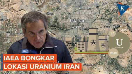 Badan Nuklir Dunia Ungkap Lokasi Penyimpanan Uranium Iran