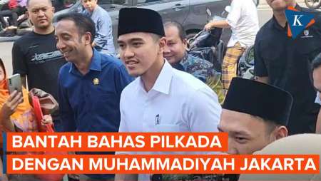 Kunjungi Kantor Pengurus Muhammadiyah Jakarta, Kaesang Bantah Bahas Pilkada