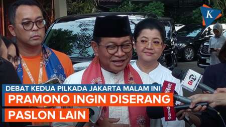 Pramono Ingin Diserang dalam Debat Kedua Pilkada Jakarta