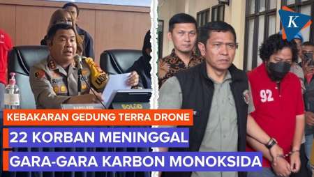 Polisi Ungkap Penyebab Kematian 22 Korban Kebakaran Gedung Terra Drone