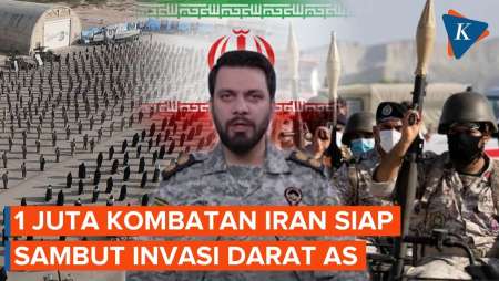 Sejuta Kombatan Iran Siap "Sambut" Prajurit AS Dalam Invasi Darat