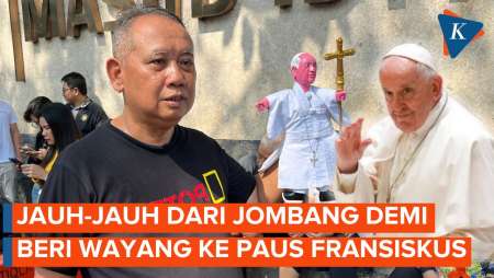 Umat Konghucu Ini Datang dari Jombang demi Beri Wayang untuk Paus Fransiskus