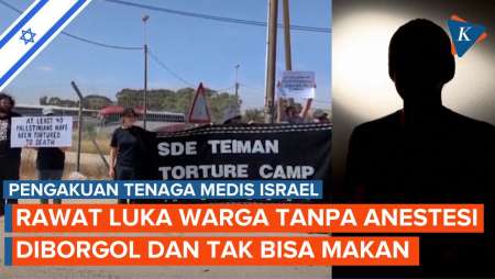 Staf Medis Israel Ungkap Praktik Keji RS Sde Teiman untuk Tahanan dari Gaza