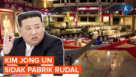 Hadapi Ancaman Korsel-AS, Kim Jong Un Sidak Pabrik Rudal