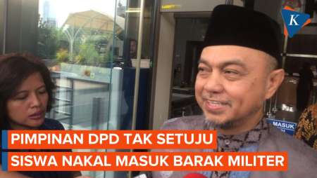 Pimpinan DPD Tak Setuju Siswa Nakal Dikirim ke Barak Militer, Lebih Baik Benahi Sistem Pendidikan