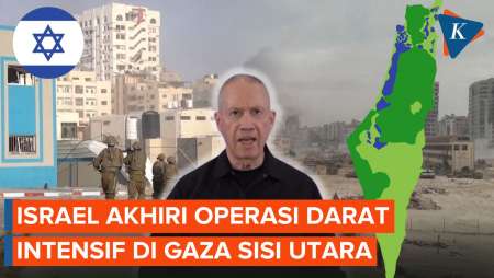 Menhan Gallant Pastikan Operasi Darat Intensif Israel di Gaza Utara Berakhir