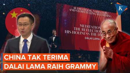 China Ngamuk Dalai Lama Raih Grammy, Singgung Jejak Separatisme