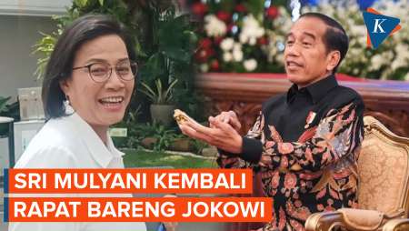 Senyum Semringah Sri Mulyani Saat Tiba di Istana, Rapat Bareng Jokowi