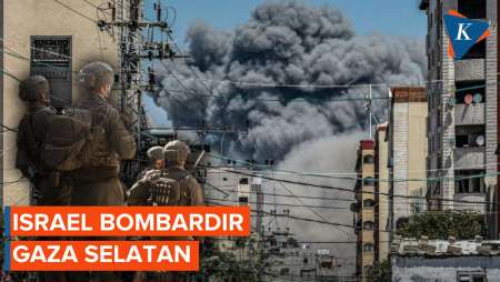 Israel Serang Gaza Selatan dan Ancam Hamas Segera Bebaskan Sandera