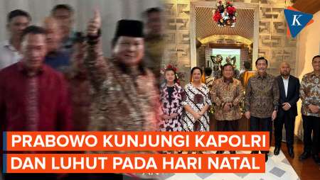 Prabowo Kunjungi Kapolri Dan Luhut Pada Hari Natal 2025