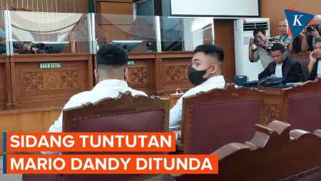 Sidang Tuntutan Mario Dandy Ditunda karena Jaksa Belum Siap