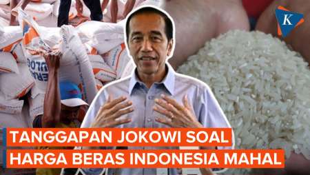 Jokowi Tanggapi soal Harga Beras RI Disebut Termahal di ASEAN