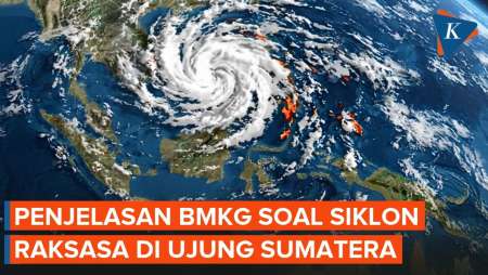 Siklon Raksasa Disebut Muncul Di Ujung Sumatera, BMKG Ungkap Faktanya