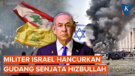 Detik-detik Militer Israel Hancurkan Gudang Senjata Hizbullah di Lebanon Selatan