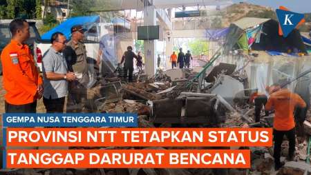 NTT Segera Tetapkan Tanggap Darurat Bencana Usai Gempa M 7,7