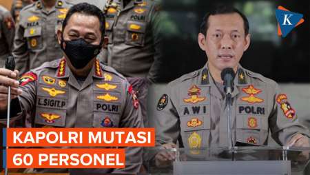 Kapolri Mutasi 60 Personel, Brigjen Awi Setiyono Jadi Wakapolda NTT