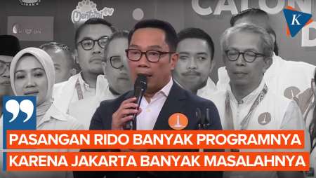 [FULL] Konferensi Pers Usai Debat, Ridwan Kamil Sebut Jakarta Banyak Masalahnya